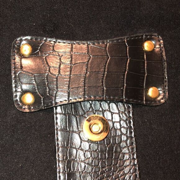 Elizabeth Arden Large Pebbled Faux Leather Suede Felt Laptop Bag Tote - Picture 10 of 13